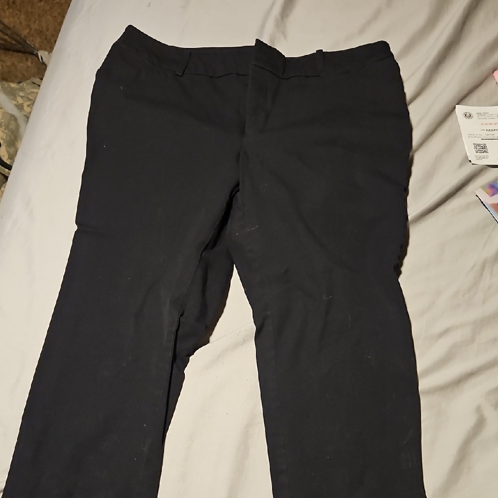 Charter Club Women's Black Trousers